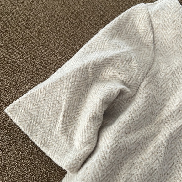 Tahari Baby Size 3T Dress Peach and Beige Color Bow (TD) - Picture 4 of 6